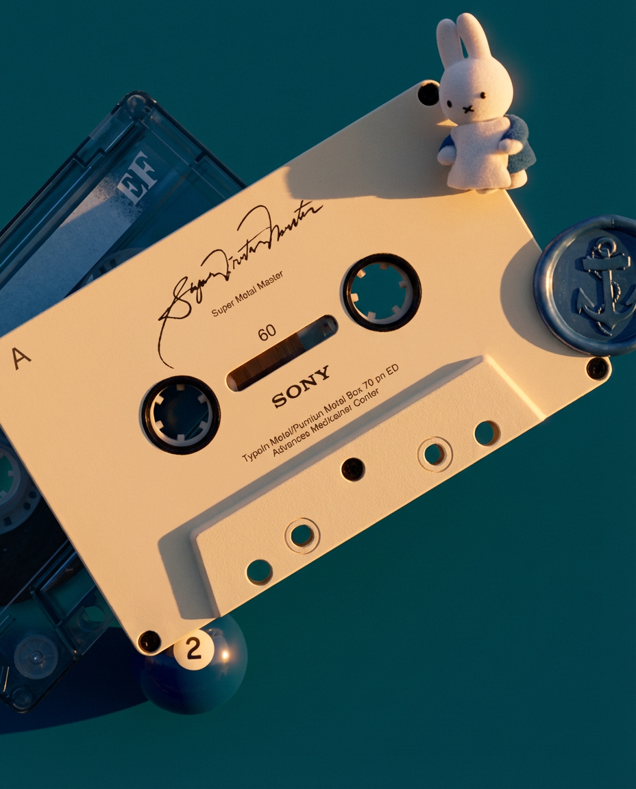 CD Cases with blue holographic effects